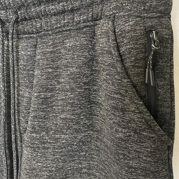 BROOKLYN CLOTH MFG CO Fleece Lined Jogger Sweatpants Tapered Leg Mens L Gray - Picture 3 of 11